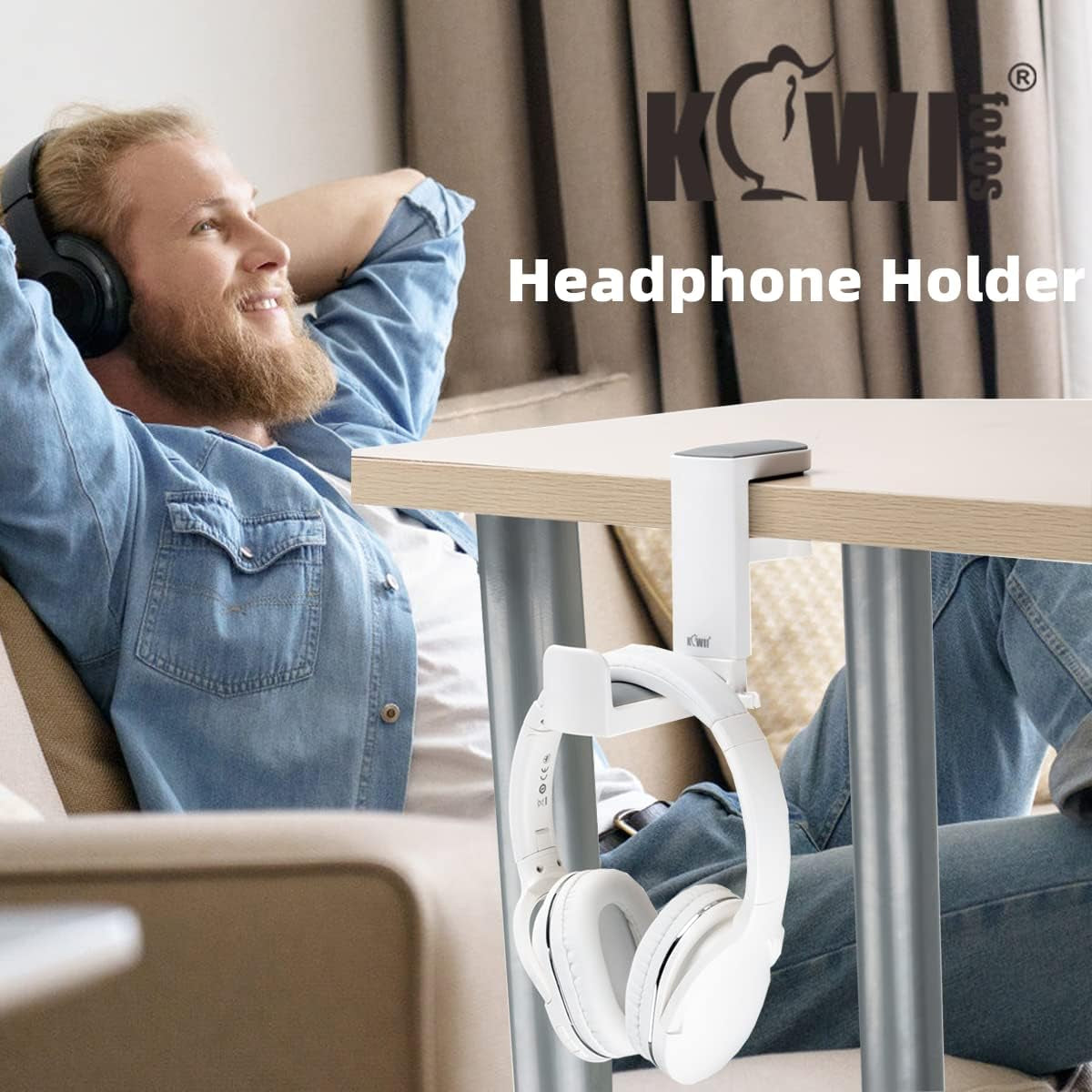 Headphone Stand Holder for under desk