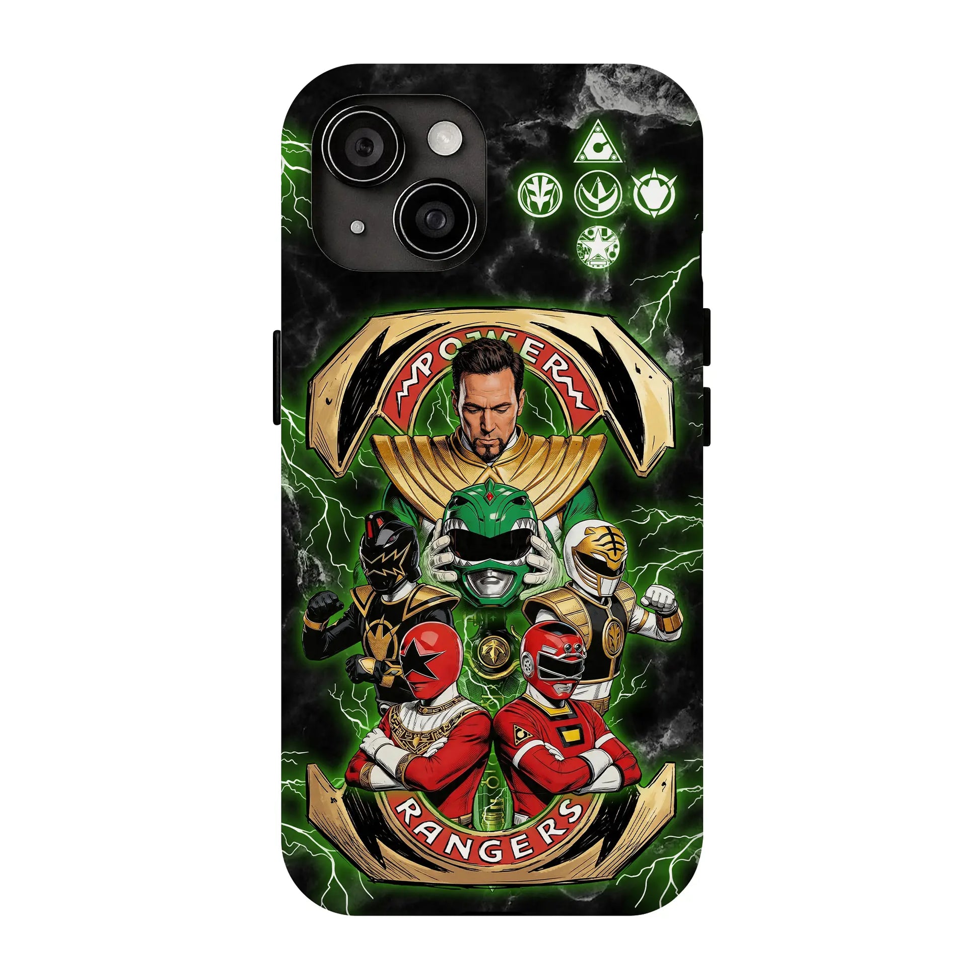 Mighty Morphin Ranger Tough Phone Case Collection,  Suitable for Iphone 11-7 Pro Max/Plus and Samsung Galaxy S23/22/23/24/25/26 Ultra