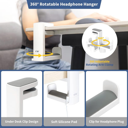 Headphone Stand Holder for under desk