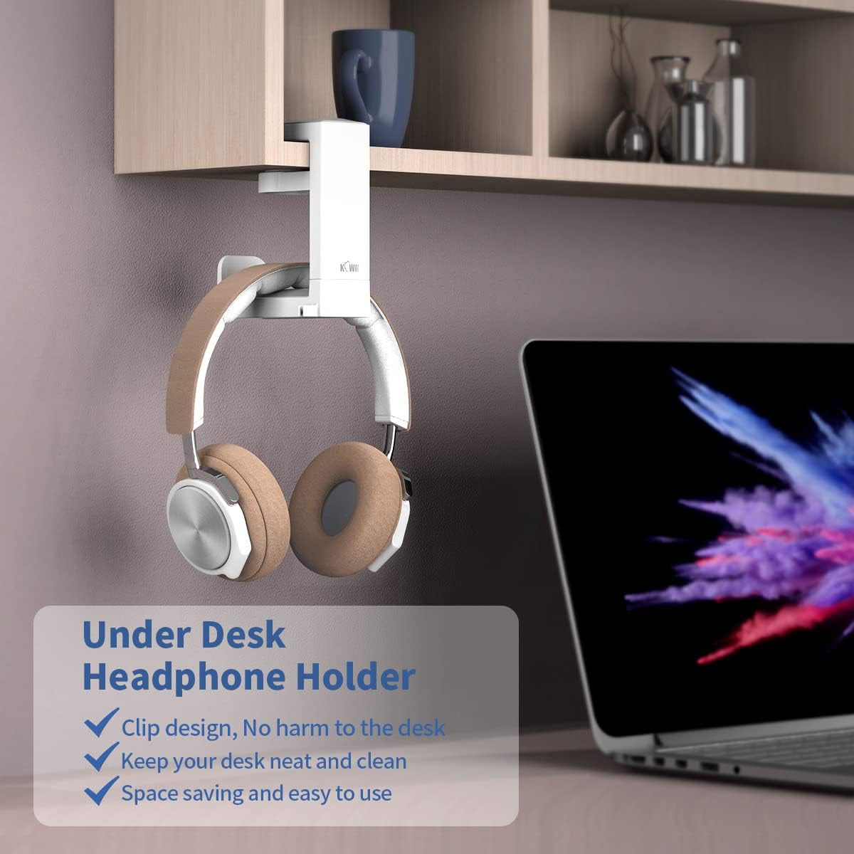 Headphone Stand Holder for under desk