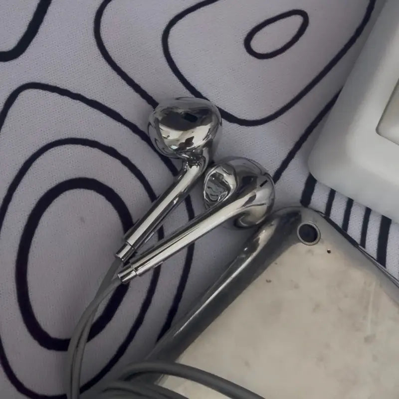 Chrome Wired Earbuds