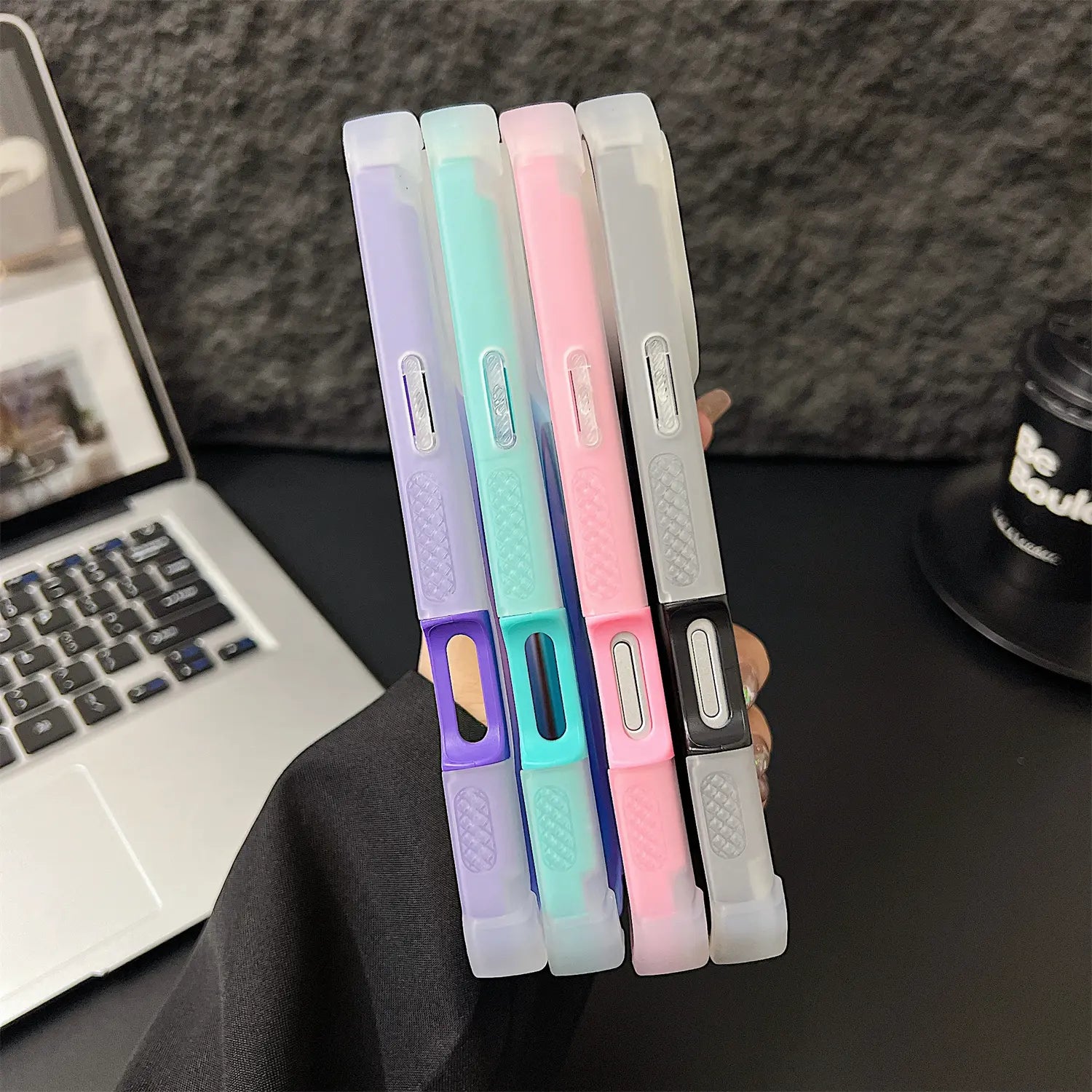 Iridescent Laser Fluorescent Cute Phone Case  for Iphone 17 16 Pro Max 15 14 13 Pro Max