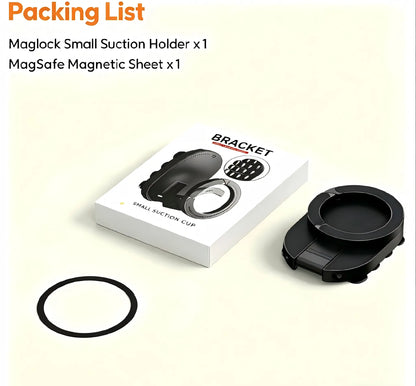 Maglock Magnetic Phone Mount – Suction Cup Desktop Stand for Iphone 17/16/15/14