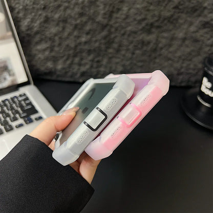 Iridescent Laser Fluorescent Cute Phone Case  for Iphone 17 16 Pro Max 15 14 13 Pro Max