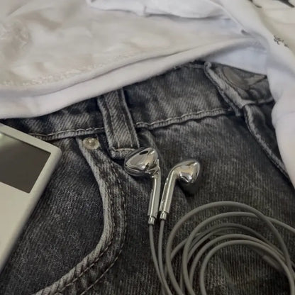 Chrome Wired Earbuds