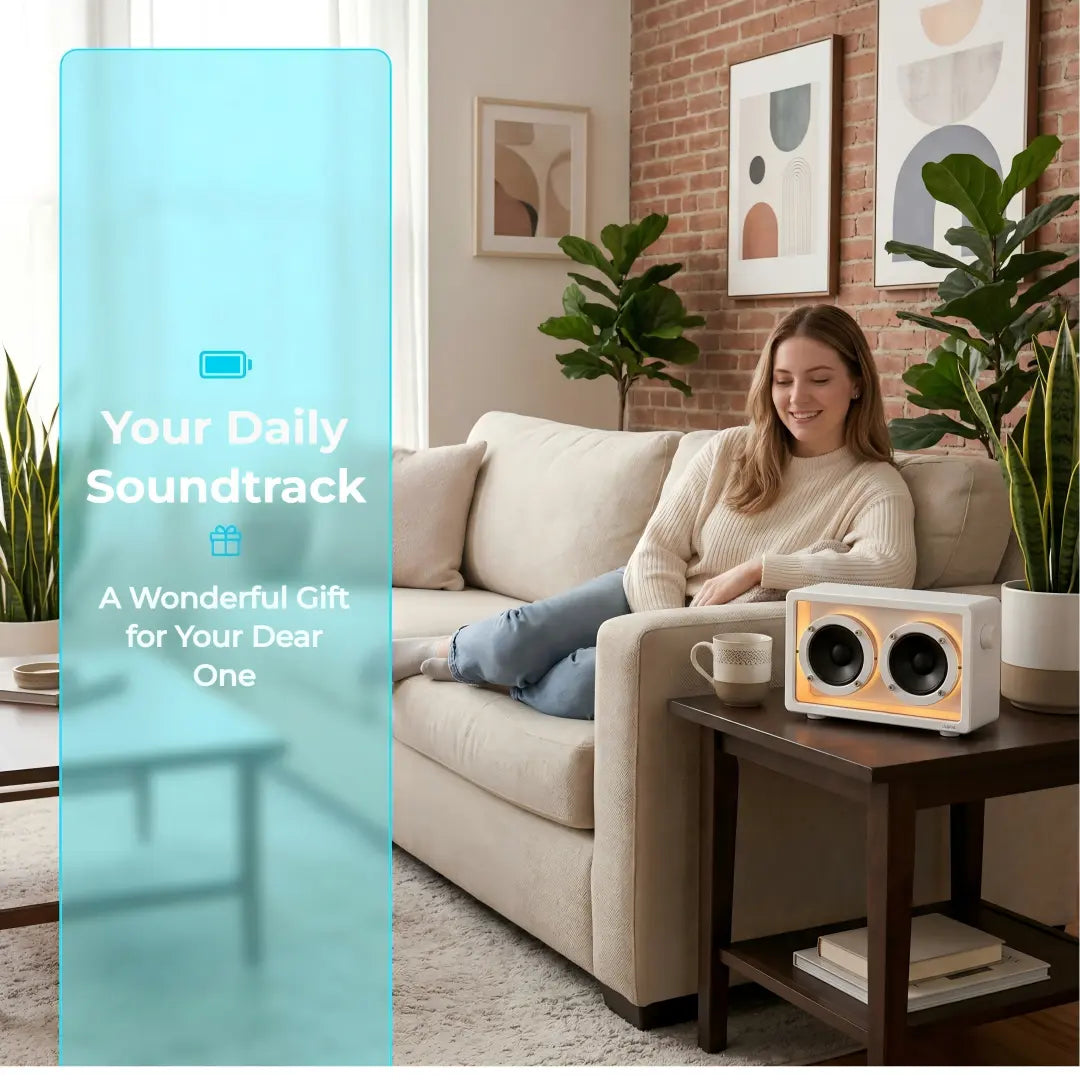 Cassette Glow Portable Wireless Speaker