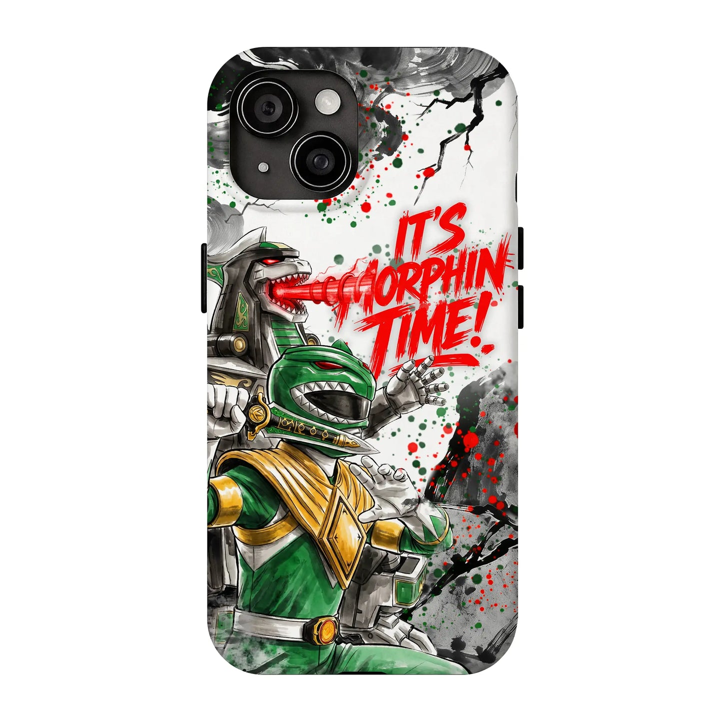 Mighty Morphin Ranger Tough Phone Case Collection,  Suitable for Iphone 11-7 Pro Max/Plus and Samsung Galaxy S23/22/23/24/25/26 Ultra