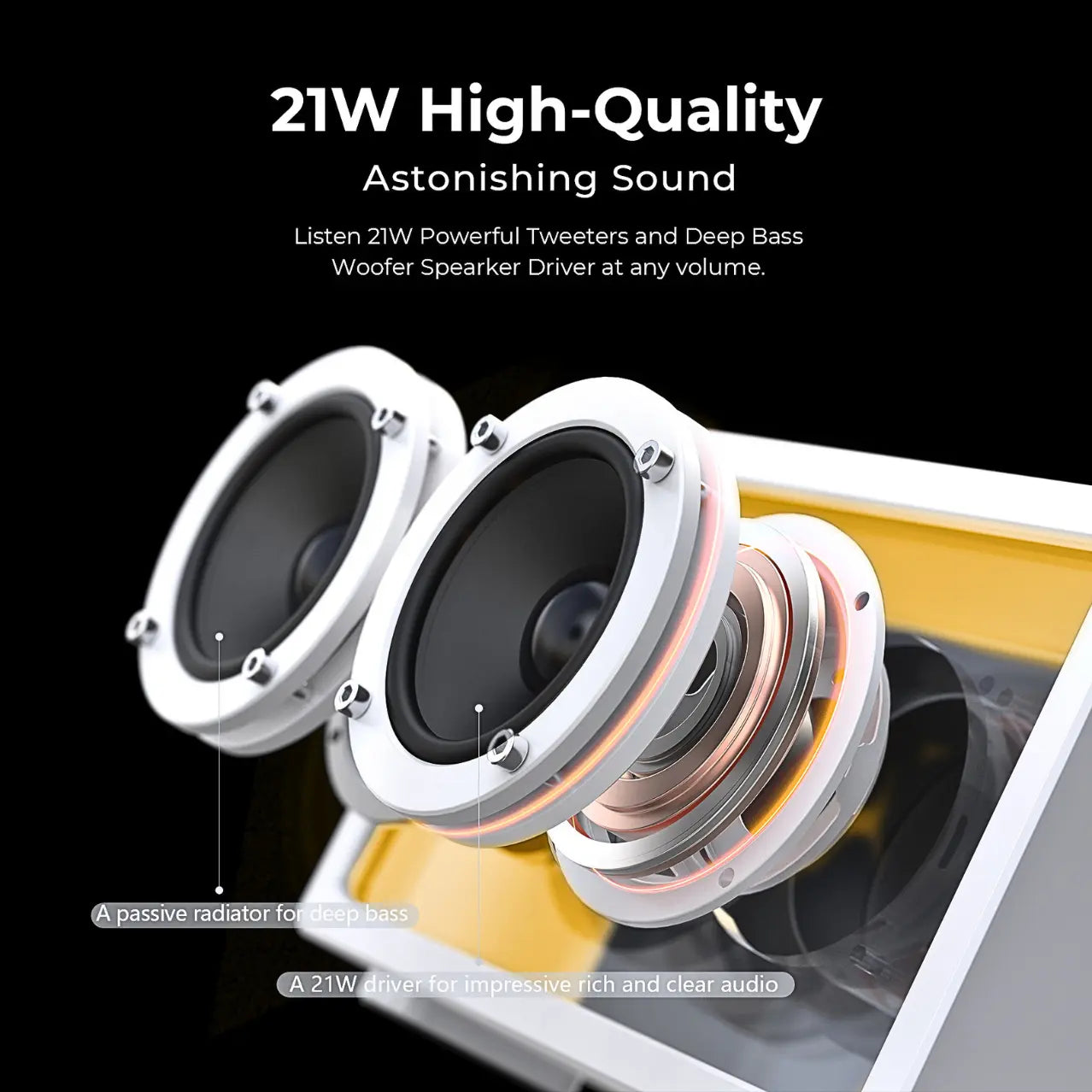Cassette Glow Portable Wireless Speaker