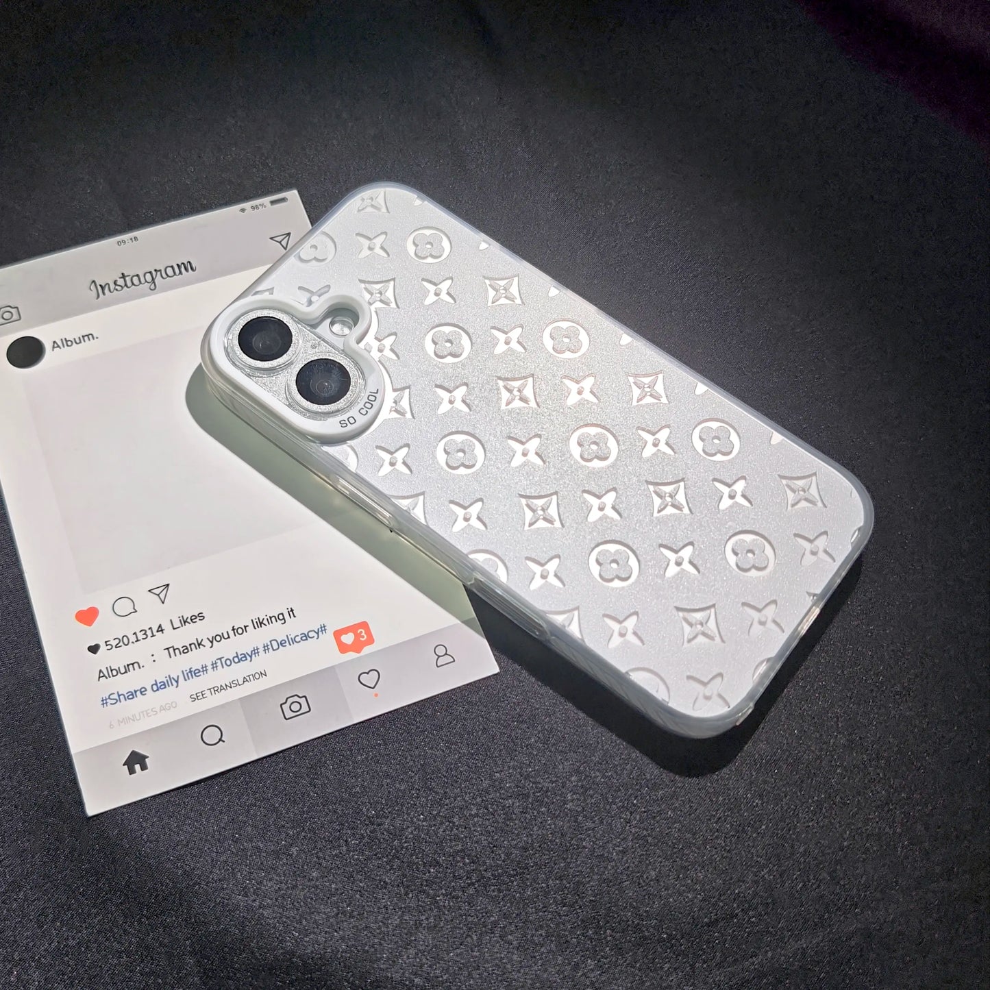 Floral Phone Case For iPhone 11-17