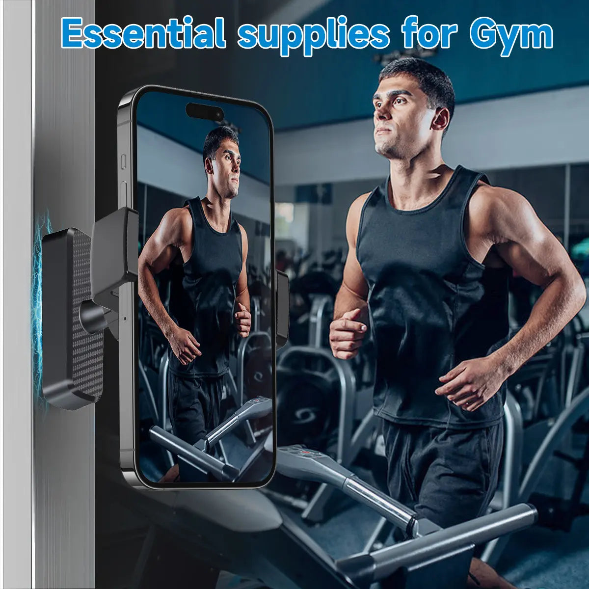 Magnetic Phone Holder for Gym Content Influencers