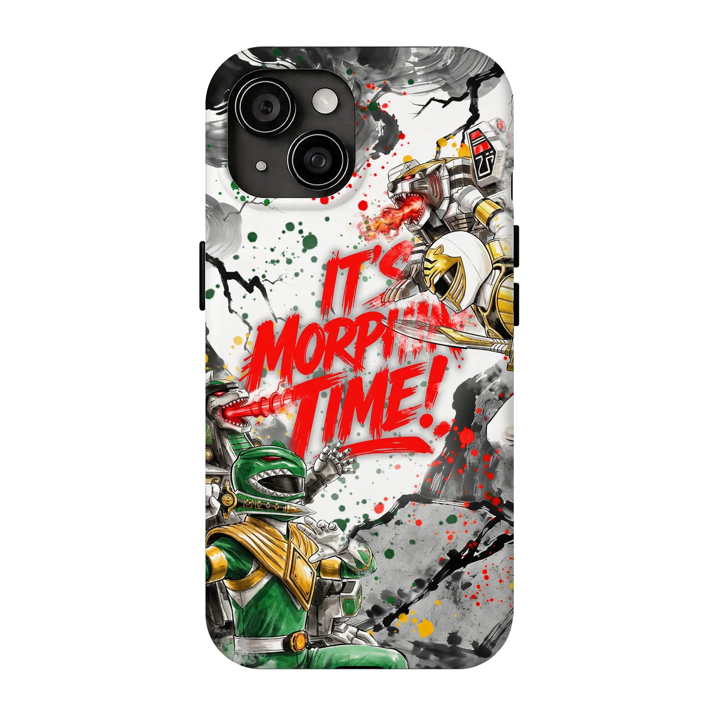 Mighty Morphin Ranger Tough Phone Case Collection,  Suitable for Iphone 11-7 Pro Max/Plus and Samsung Galaxy S23/22/23/24/25/26 Ultra