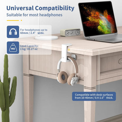 Headphone Stand Holder for under desk